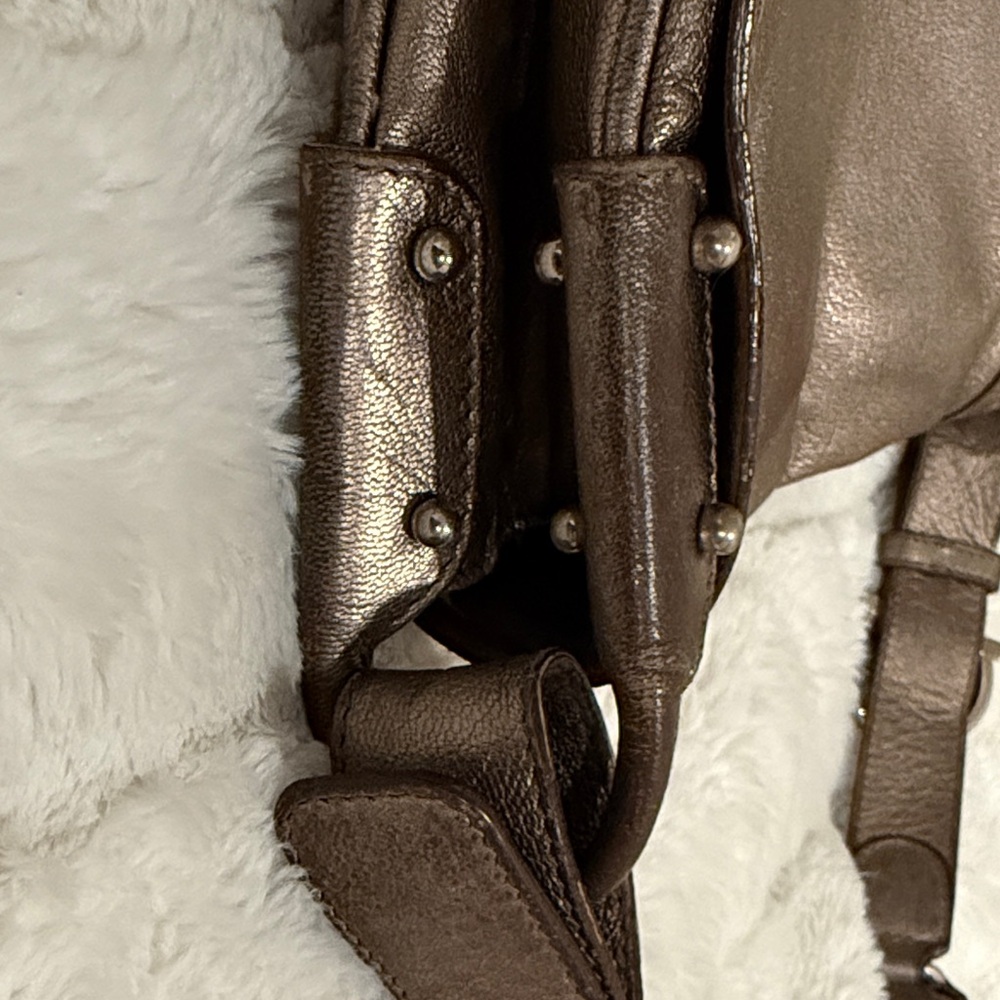Vintage Metallic Ferragamo Shoulder Bag - Picture 8 of 16